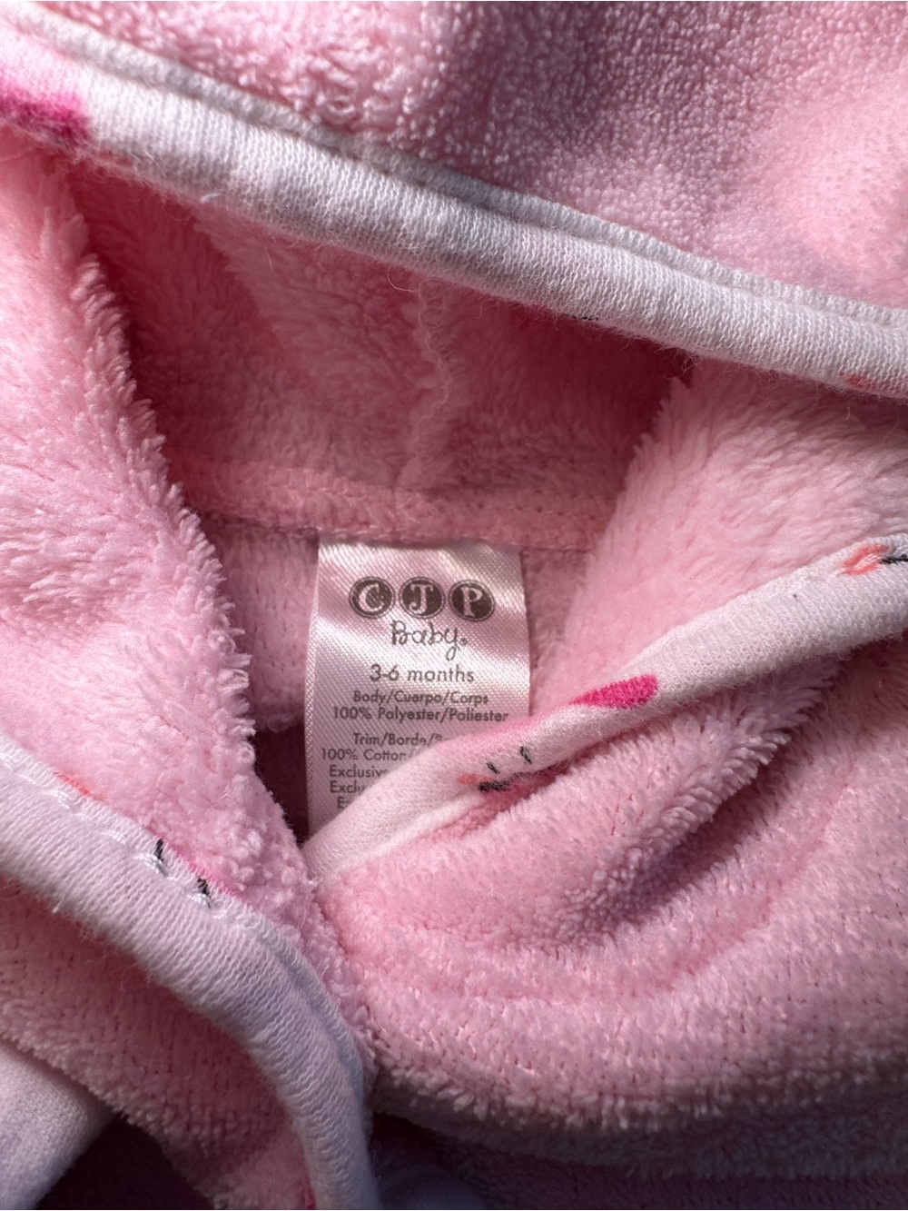Carters ‘Grandma's Little Sweetie' Bodysuit/Pink Hooded Jacket Set/Diaper Cover - Picture 6 of 9